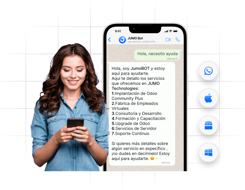 Jumo Odoo Community Plus WhatsApp Chatbot Light