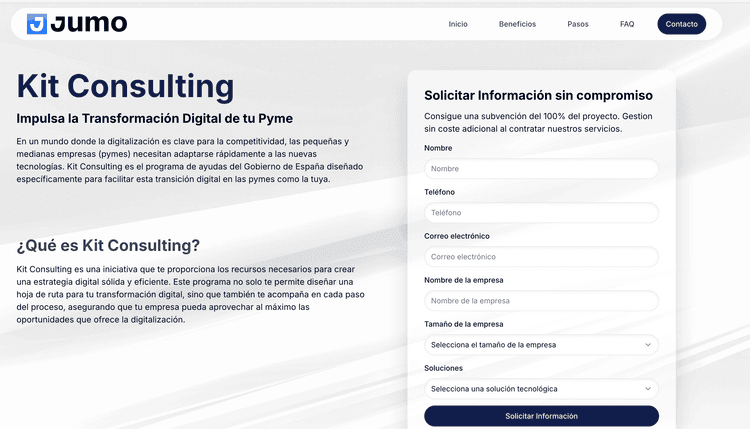 Kit Consulting para Empresas: Cómo JUMO Está Ayudando a las PYMES a Acceder a las Ayudas
